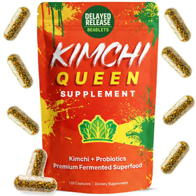 Kimchi Queen Complément Alimentaire Kimchi Fermenté 120 Capsules Végétales vue de face