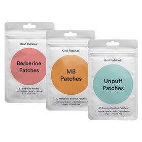 Kind Patches Trio comprenant Unpuff, MB et Berberine - packaging avant