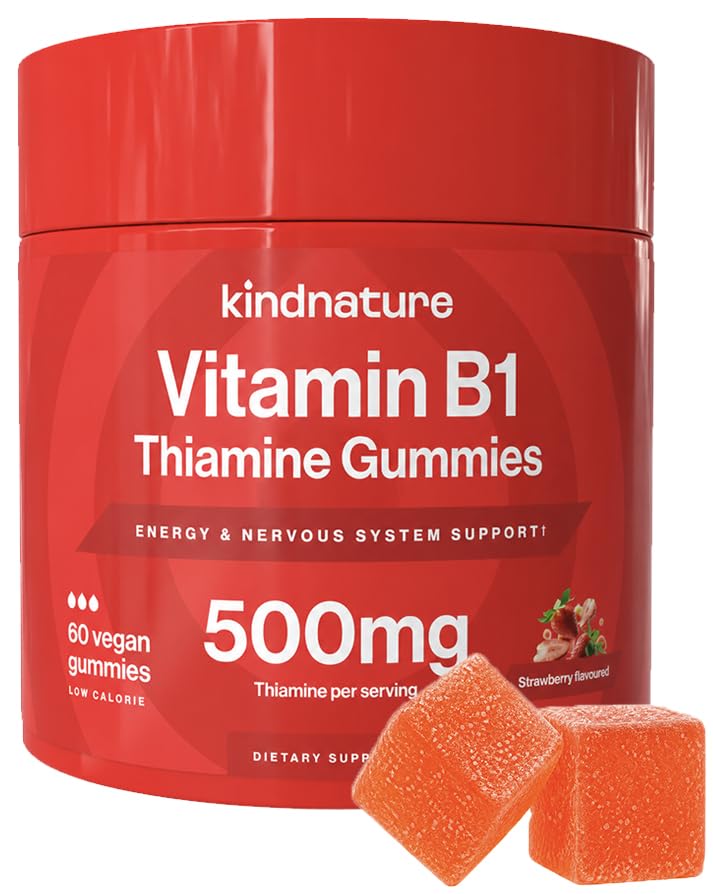 kindnature Gummies B1 500mg bouteille vue de face