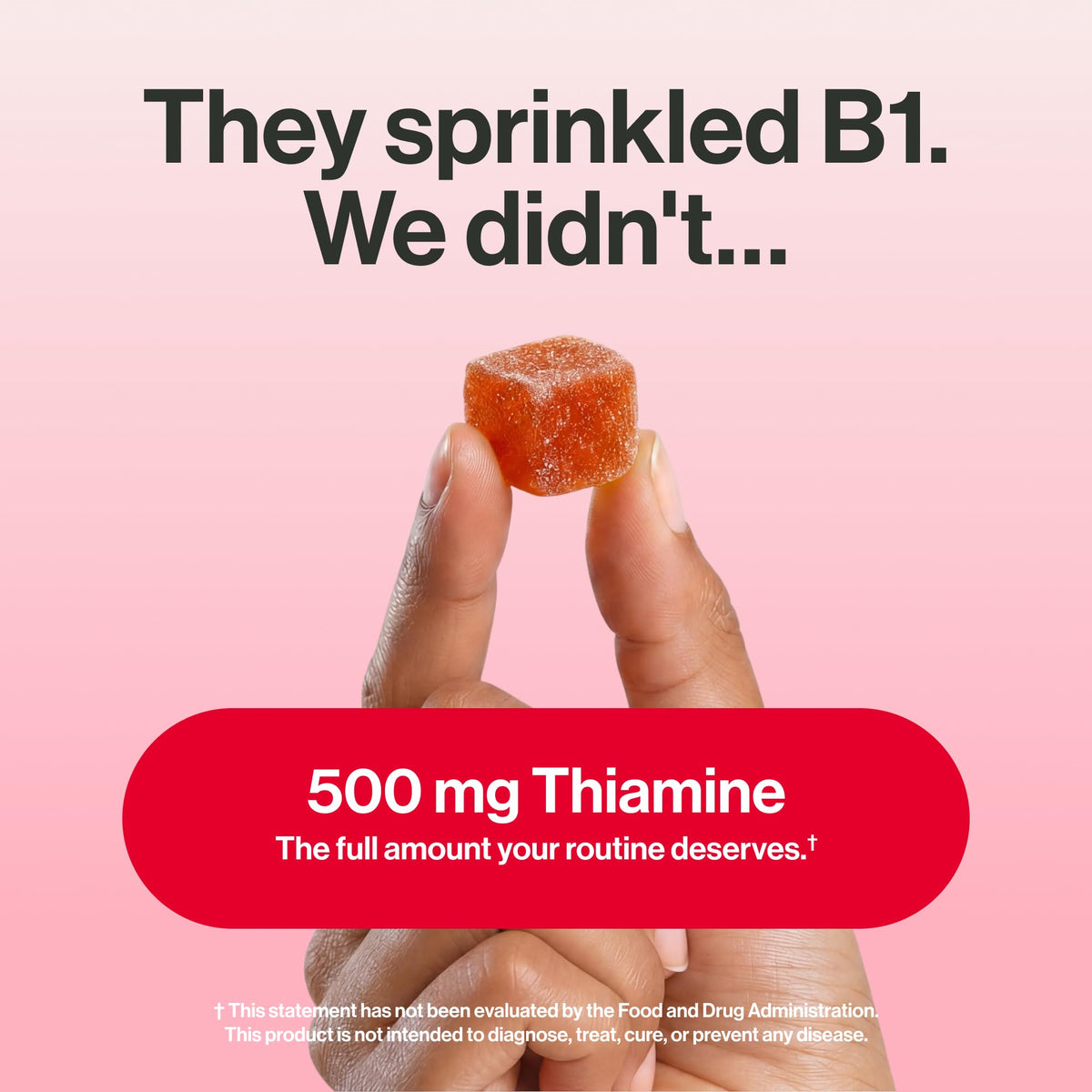 kindnature Gummies B1 500mg échantillon avec fraises naturelles