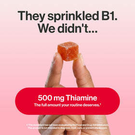 kindnature Gummies B1 500mg échantillon avec fraises naturelles