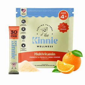 Kinnie Multivitamine Enfant sachets orange vue de face