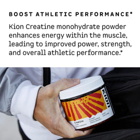 Kion Créatine Monohydrate Creapure 200g couvercle ouvert