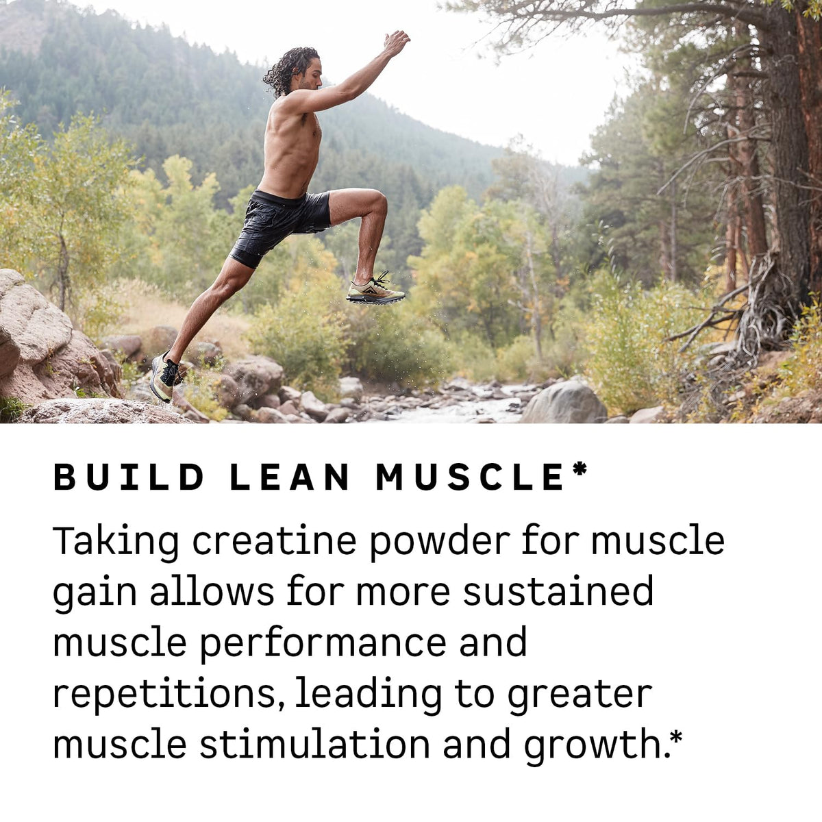 Kion Créatine Monohydrate Creapure 200g poudre dans une cuillère