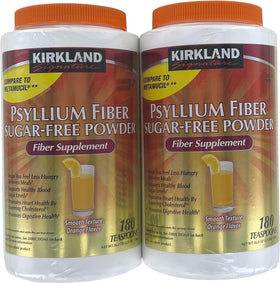 KIRKLAND complément alimentaire psyllium sans sucre 2300g packaging