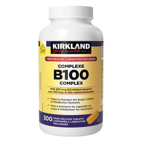 KIRKLAND Complexe B100 300 comprimés vue avant du packaging