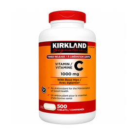 KIRKLAND Vitamine C 1000 mg 500 comprimés vue de face