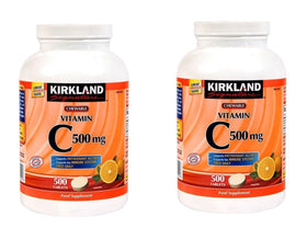 KIRKLAND Vitamine C 500 mg Tablettes à Croquer Orange, vue avant