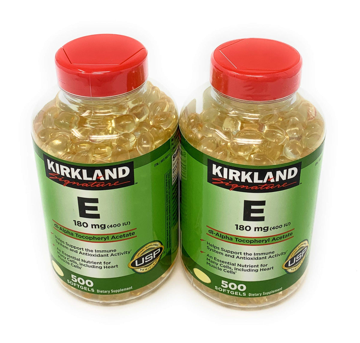 KIRKLAND Vitamine E 400 IU gélules molles pack de 2