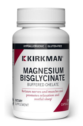 Kirkman capsules de glycinate de magnésium chélaté, vue de face