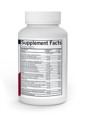 Kirkman Multivitamines Enfants capsules ouvertes avec nourriture