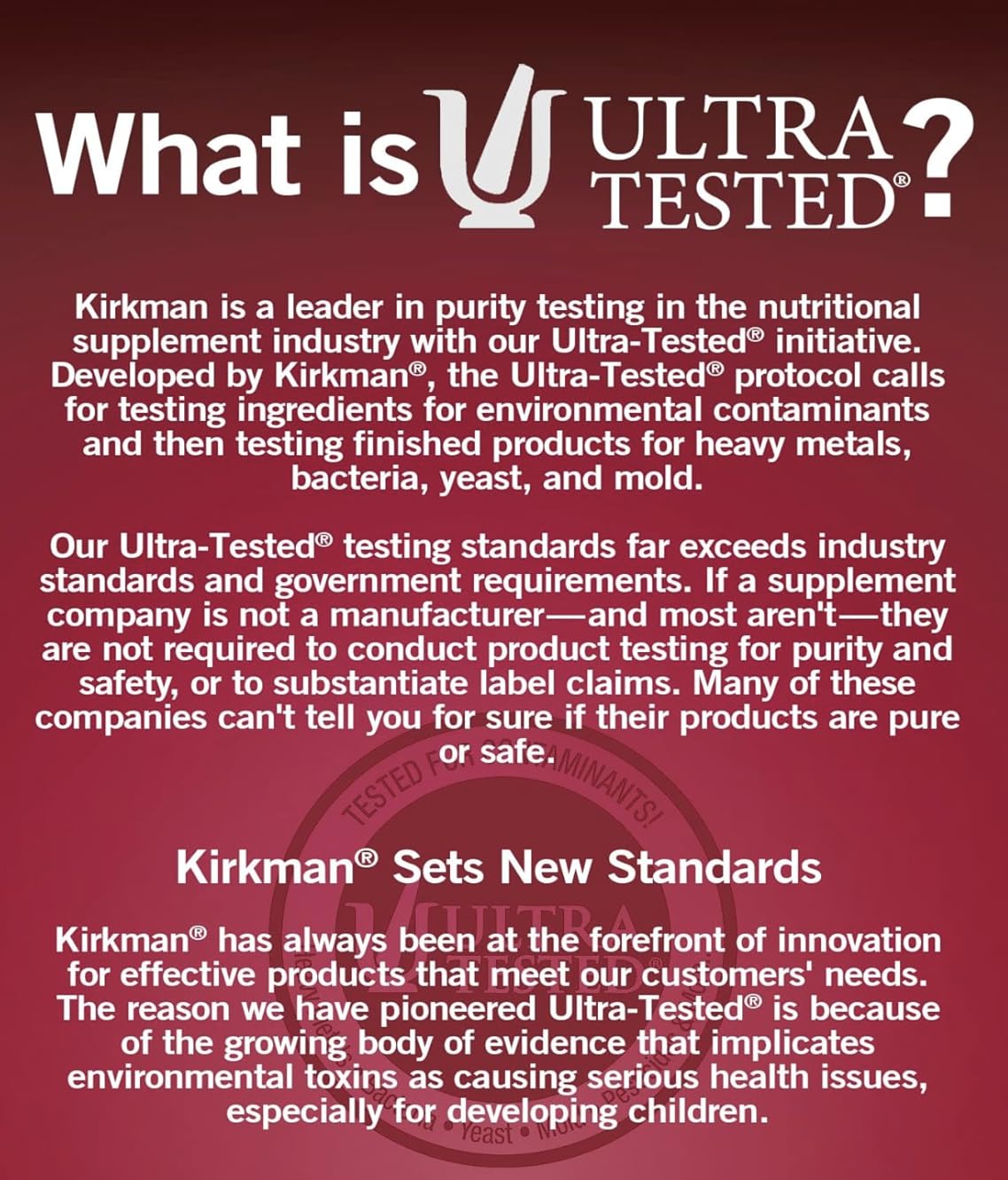 Kirkman Nu-Thera 300 capsules en gros plan