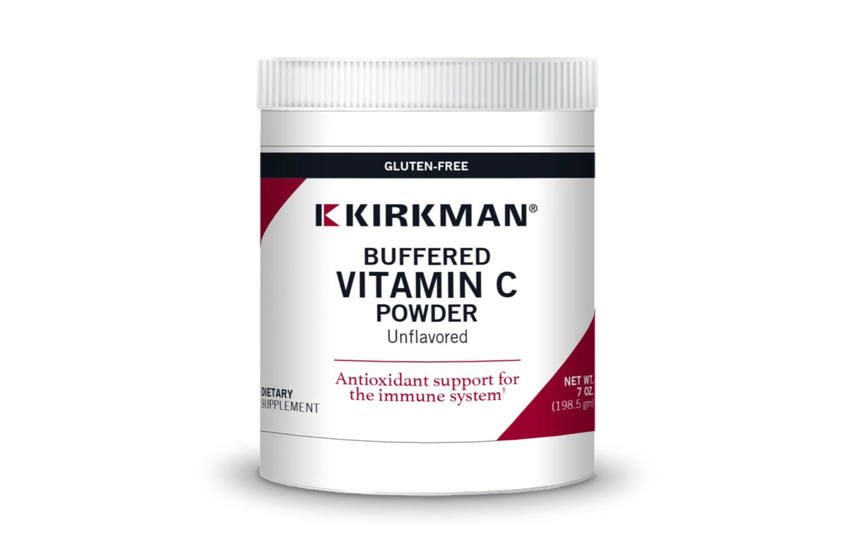 Kirkman Poudre de Vitamine C Tamponnée 240g vue de face