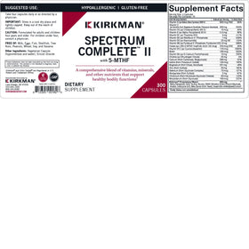 Kirkman Spectrum-Complete II Capsules Hypo 422g close-up of capsules