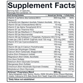 Kirkman Spectrum-Complete II Capsules Hypo 422g packaging