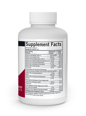 Kirkman Super Nu-Thera 360 Capsules avec étiquette détaillée