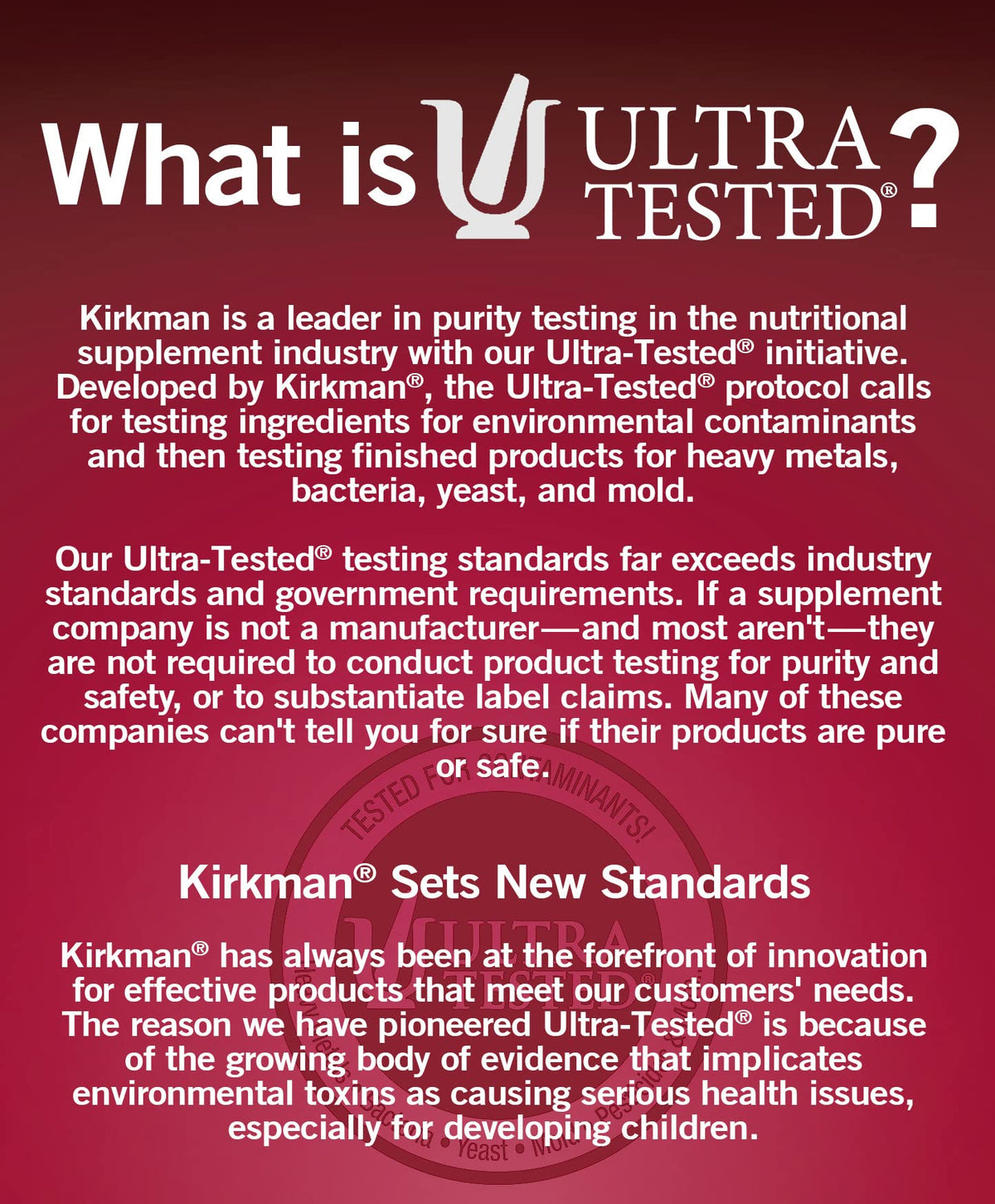 Kirkman Vitamine C 250 mg capsules à côté d'un verre d'eau