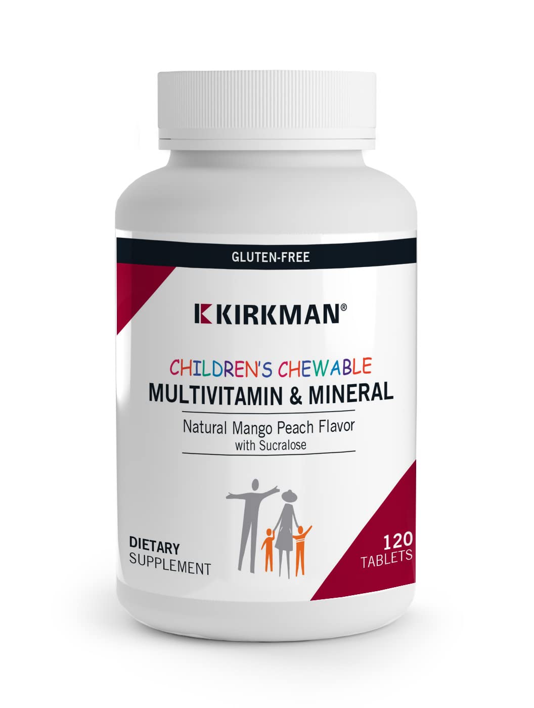 Kirkman wafers multivitamines enfants 120 pièces, présentation avant