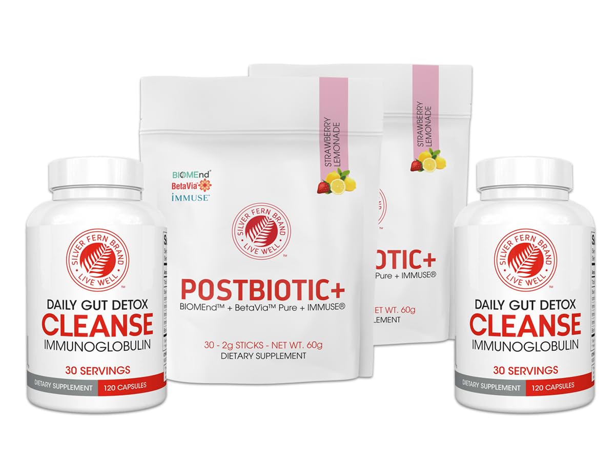 Kit daily wellness+ Protocol de Silver Fern avec Postbiotic+ et Cleanse