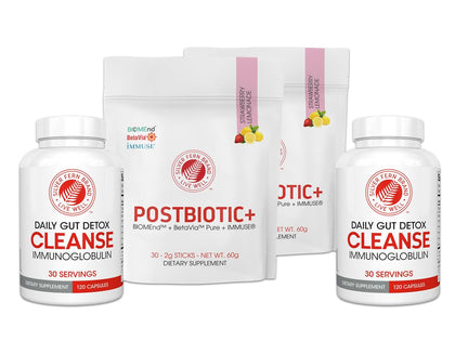 Kit daily wellness+ Protocol de Silver Fern avec Postbiotic+ et Cleanse