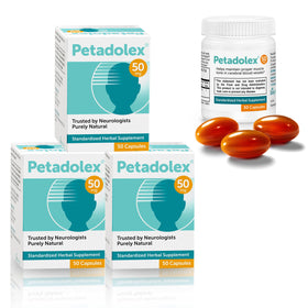 Kit de 3 bouteilles de Petadolex avec 150 capsules au total