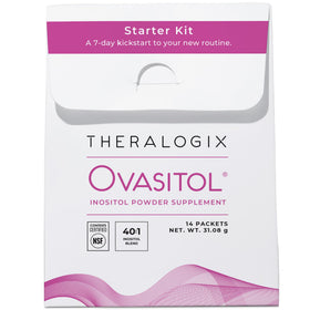 Kit de démarrage Ovasitol Theralogix vue avant avec emballage