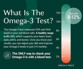 Kit de test Omega 3 ALGAECAL incluant les instructions