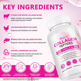 KITNOBLIS capsules de collagène dans une main