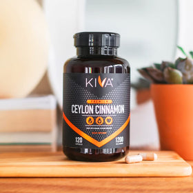Kiva Poudre de Cannelle de Ceylan Capsules Végétales 120 avec d'autres ingrédients