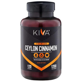Kiva Poudre de Cannelle de Ceylan Capsules Végétales 120 face avant