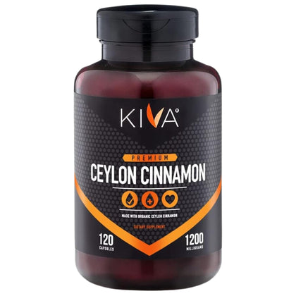 Kiva Poudre de Cannelle de Ceylan Capsules Végétales 120 face avant