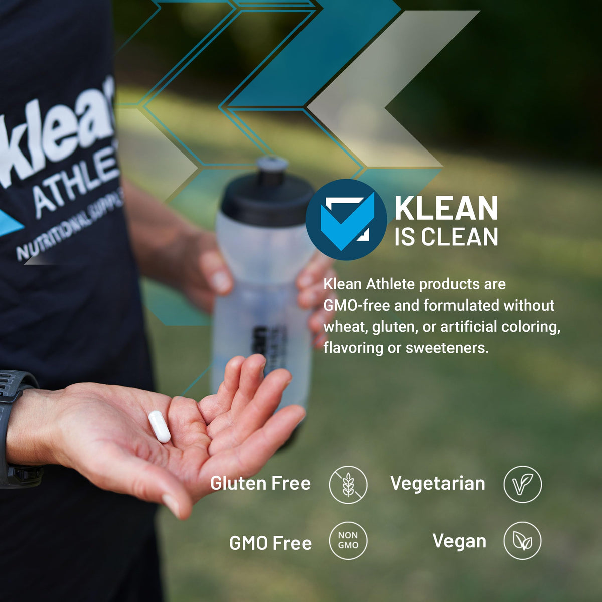 Klean Athlete Klean Calcium Citrate 120 capsules avec étiquette