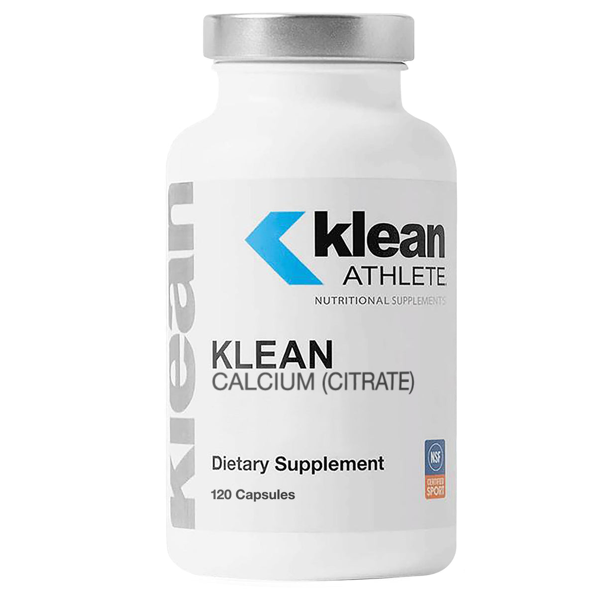 Klean Athlete Klean Calcium Citrate 120 capsules vue de face