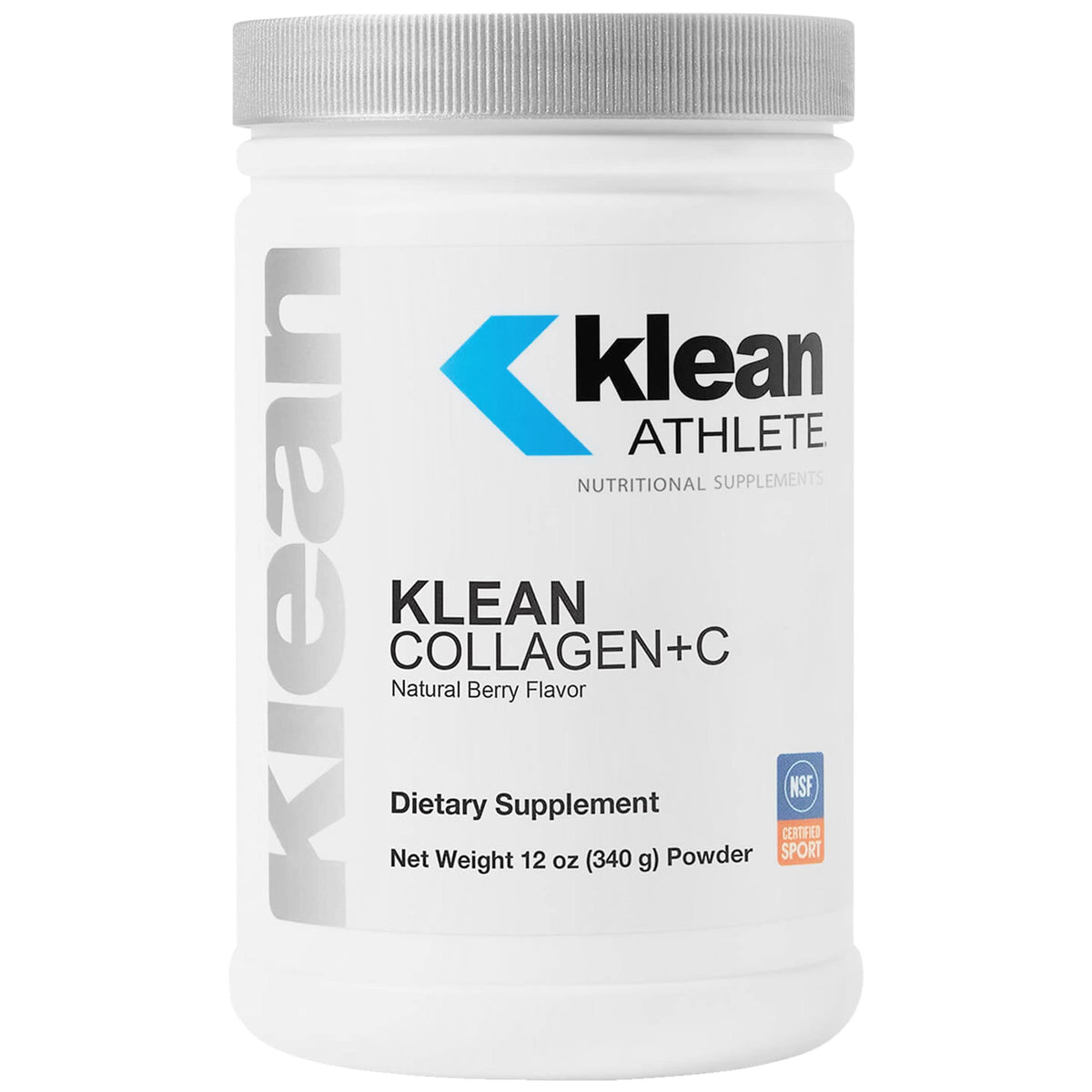 Klean Athlete Klean Collagen+C 431g vue de face avec étiquette