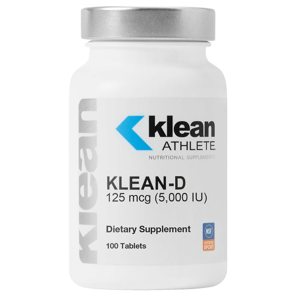 Klean Athlete Klean-D 100 comprimés de vitamine D, vue avant