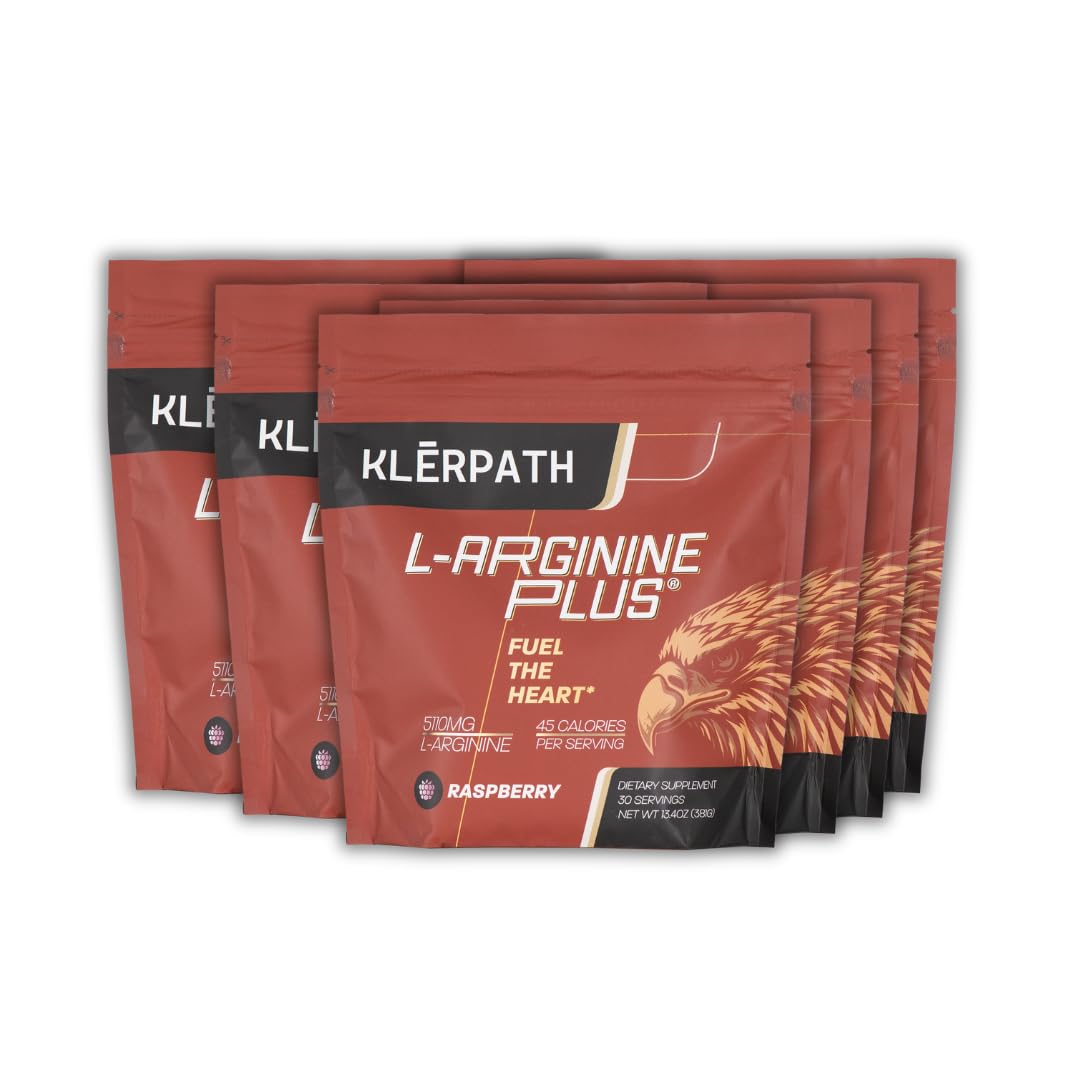 Klerpath L-Arginine Plus Framboise 6-Pack vue de face