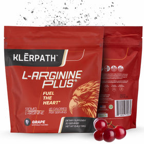 Klerpath L-Arginine Plus Poudre 5110 mg L-Arginine 1010 mg L-Citrulline vue avant