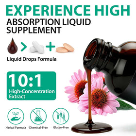 KLLALO Gouttes de Drainage Lymphatique dans un verre d'eau