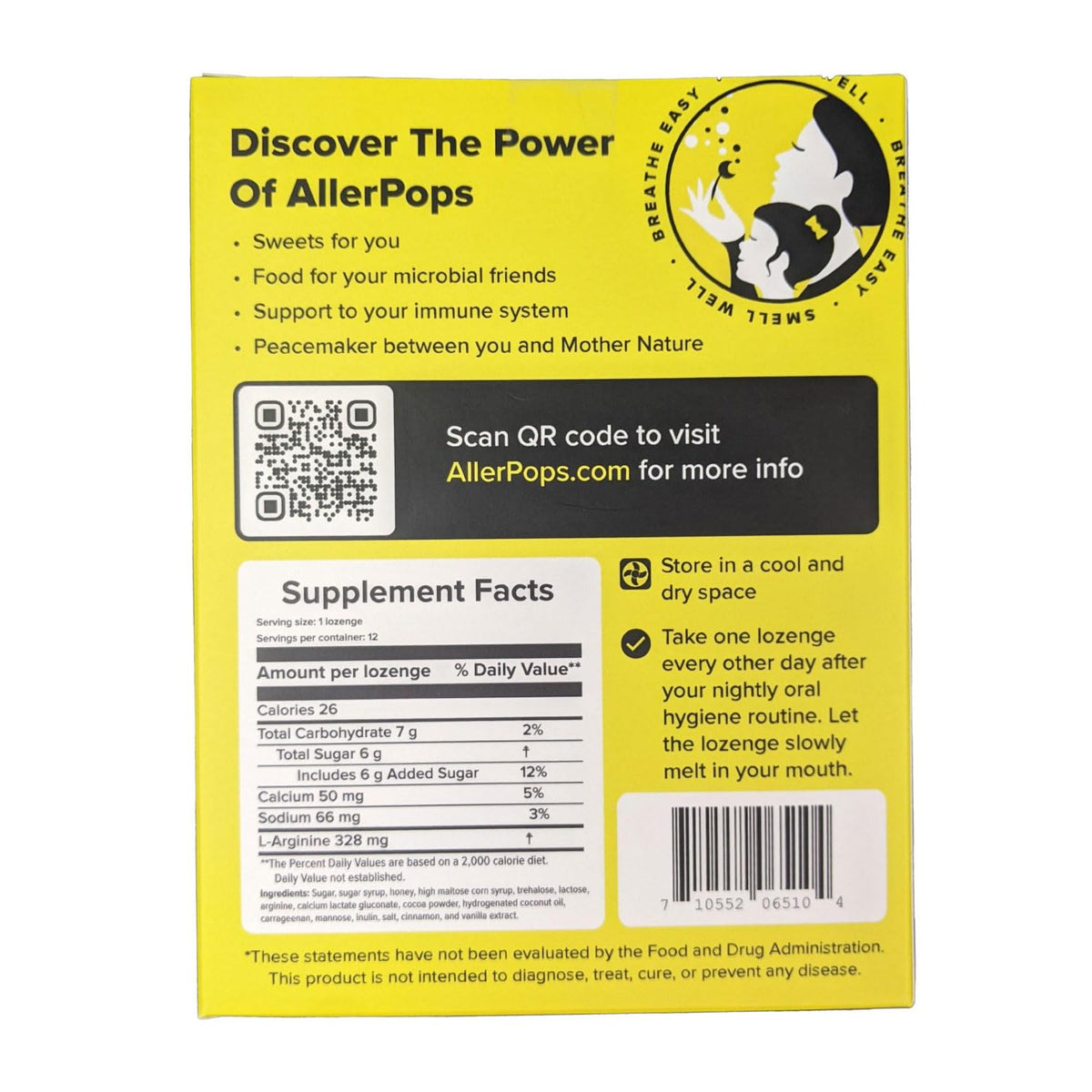 Knoze Jr AllerPops bonbon gélifié avec étiquette