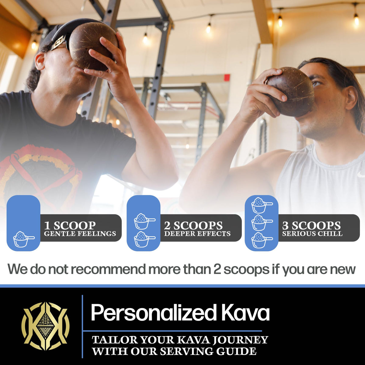 Koa Kava Instant Kava Déshydraté 113g - cuillère à café de poudre