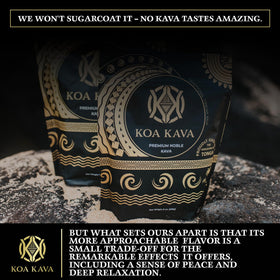 Koa Kava Poudre de Kava Tongan dans un verre