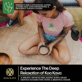 Koa Kava Poudre Waka Vanuatu 458g en utilisation