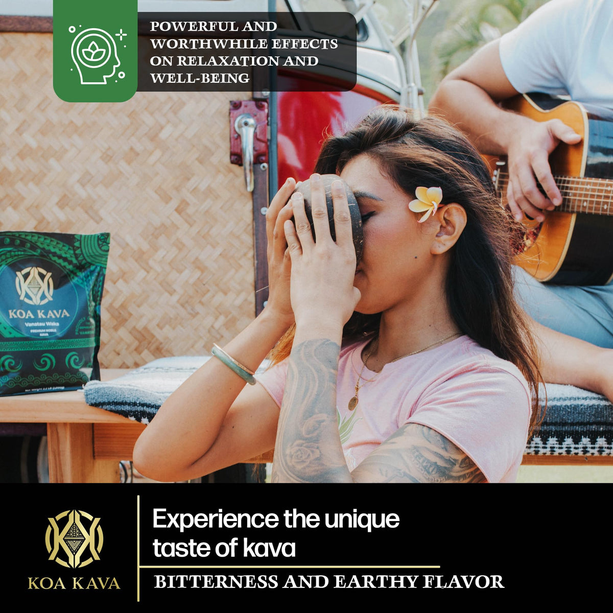 Koa Kava Poudre Waka Vanuatu 458g ingrédients