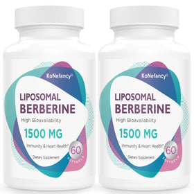 KoNefancy Liposomal Berberine 1500mg vue avant du flacon