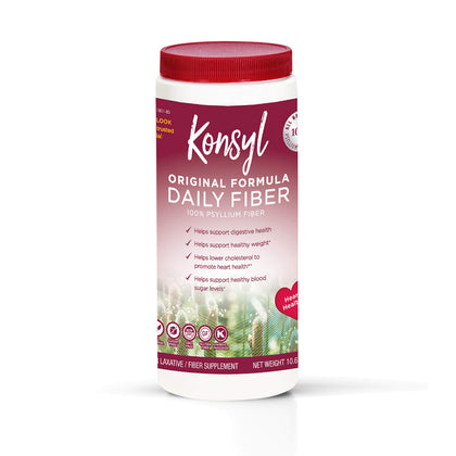 Konsyl Psyllium 100% naturel 381g en poudre, vue de face