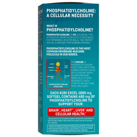 Kori Krill Excel 1000 mg Omega-3s gélules côté