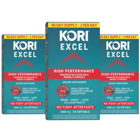 Kori Krill Excel huile de krill 1000 mg gélules avant
