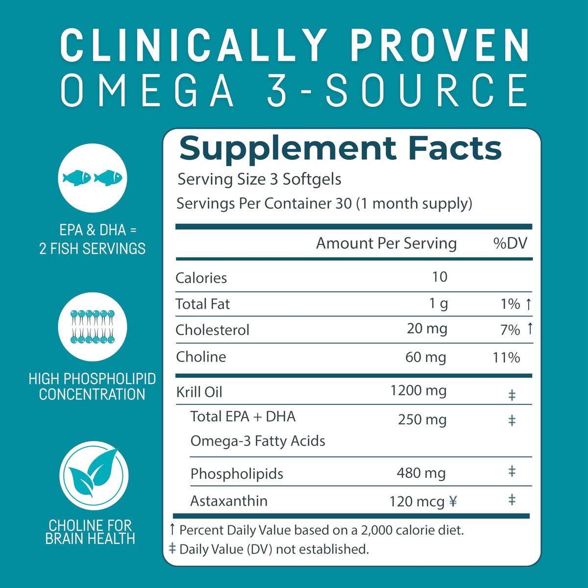 Kori Krill Huile Omega-3 400mg 90 capsules - emballage