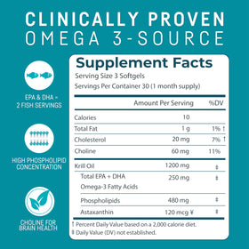 Kori Krill Huile Omega-3 400mg 90 capsules - emballage