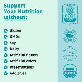 KOS Poudre de Spiruline Bio 475g avec ingrédients naturels